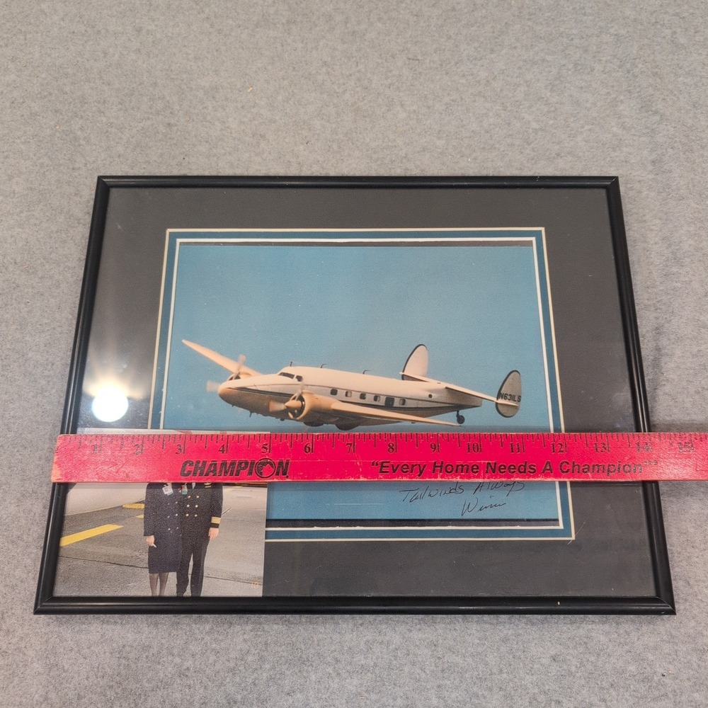 Lockheed 18-56 Lodestar N631LS Framed Photo Inscribed + Delta Air Lines Captain - Picture 6 of 8